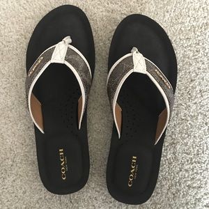 Coach flip flops